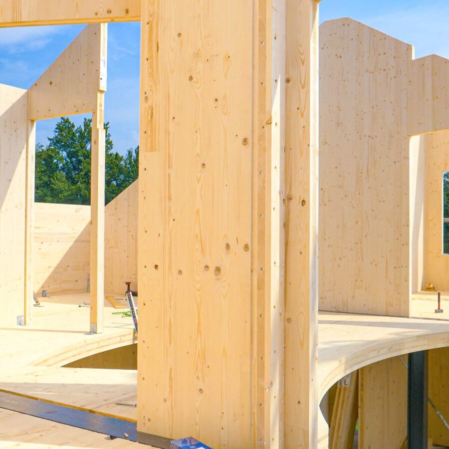 Construcción modular con Madera CLT