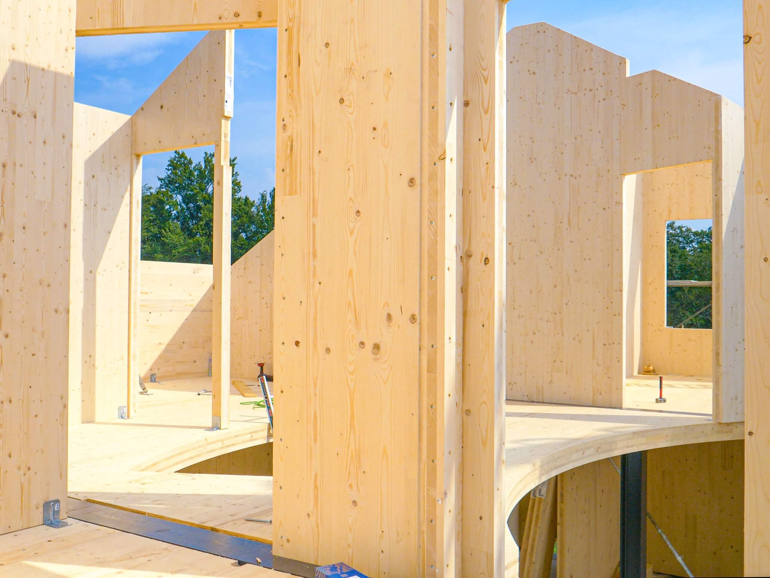 Construcción modular con Madera CLT